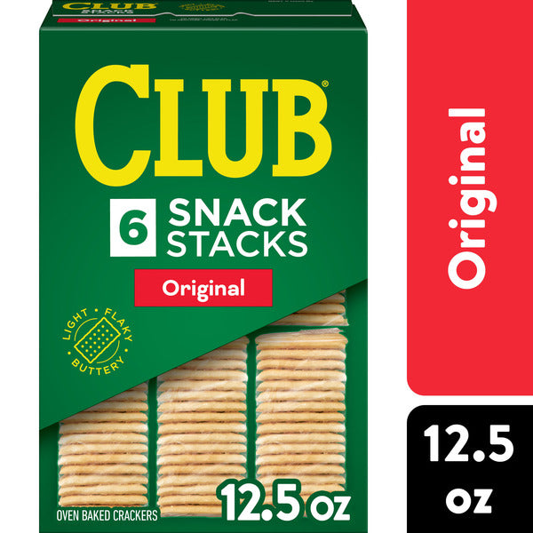 Club Snack Stacks Original Crackers, Lunch Snacks