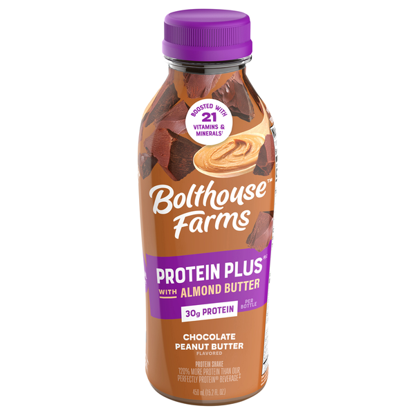 Bolthouse Farms Chocolate Peanut Butter Flavored Protein Shake with Almond Butter