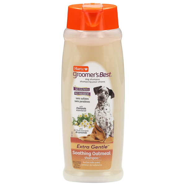 Hartz Extra Gentle Soothing Oatmeal Buttermilk Scent Dog Shampoo