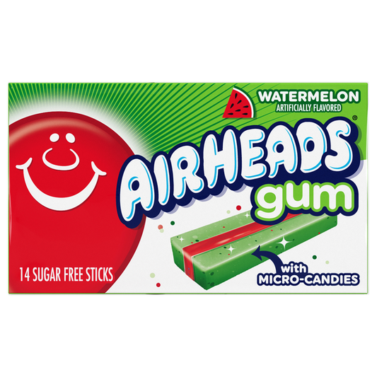 AirHeads Gum, Watermelon, Sugar Free