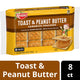 Keebler Toast and Peanut Butter Sandwich Crackers, Lunch Snacks