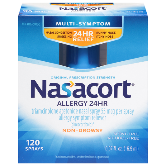 Nasacort Multi-Symptom Original Prescription Strength 24HR Non-Drowsy Allergy