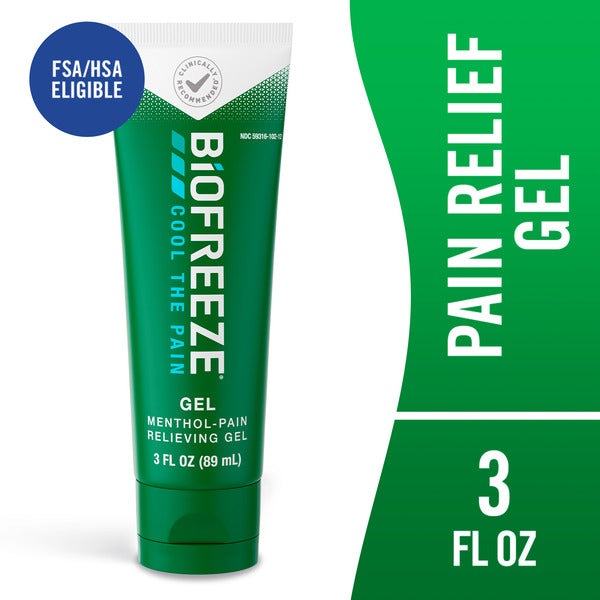 Biofreeze Menthol Pain Relieving Gel For Backaches, Sore Muscles, Joint Pain, & Arthritis