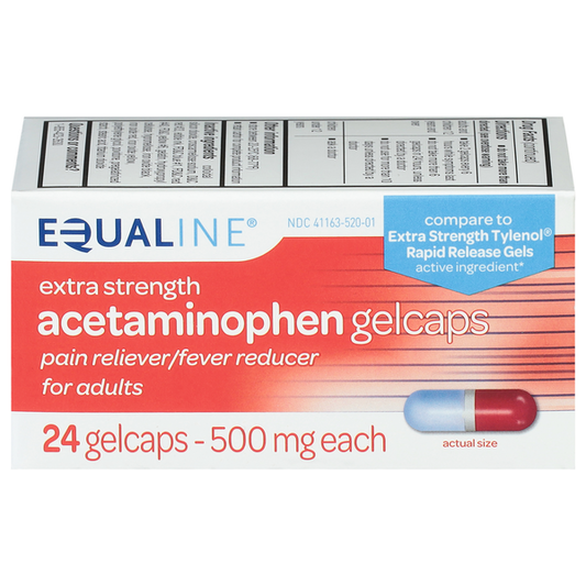 Equaline Extra Strength Acetaminophen Gelcaps