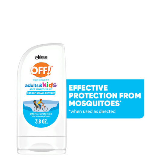 Off! Insect Repellent Lotion for Adults & Kids, Fragrance-Free Bug Repellent