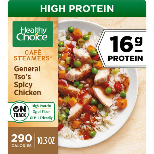 Healthy Choice Cafe Steamers General Tso's Spicy Chicken, Frozen Meal