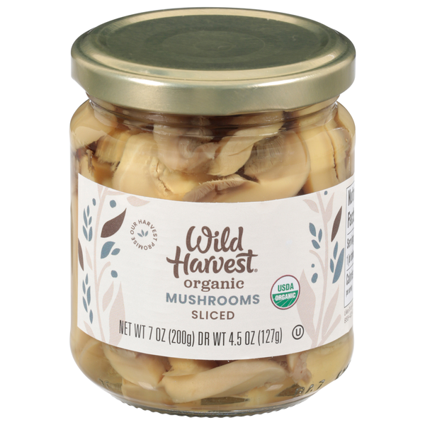 Wild Harvest Mushrooms, Organic, Sliced