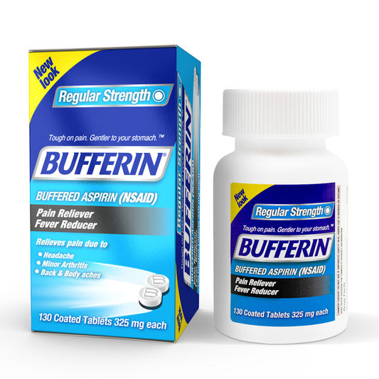 Bufferin Aspirin, Pain Reliever & Fever Reducer
