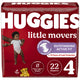 Huggies Little Movers Baby Diapers, Size 4 (22-37 lbs)