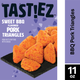 Tastiez Breaded Sweet BBQ Flavored Pork Triangles Frozen Appetizers