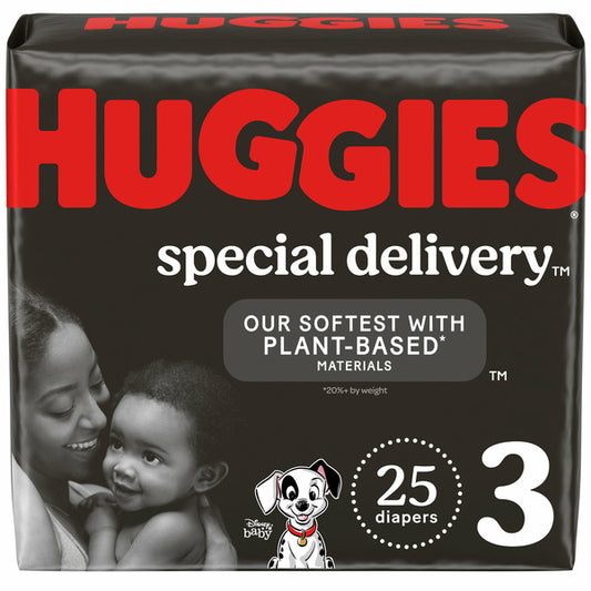 Huggies Special Delivery Hypoallergenic Fragrance Free Baby Diapers Size 3