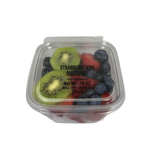 Quick & Easy Strawberry Kiwi Blueberry