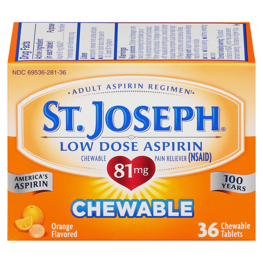 St. Joseph Low Dose Aspirin Chewable