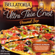 Bellatoria Pizza, Ultra Thin Crust, Ultimate Supreme, Personal Size