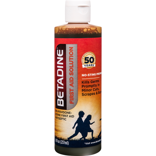 Betadine Antiseptic, First Aid Solution