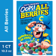 Cap'N Crunch Cereal, Sweetened Corn & Oat, Oops! All Berries
