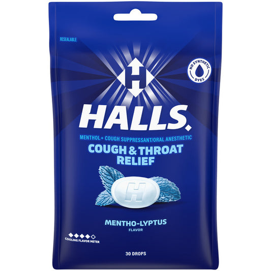 Halls Relief Mentho-Lyptus Cough Suppressant/Oral Anesthetic Drops