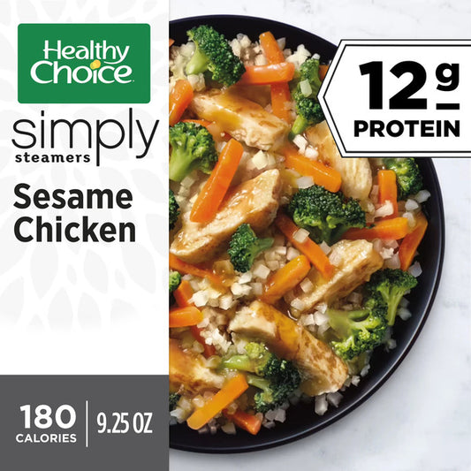 Healthy Choice Simply Steamers Sesame Chicken, Frozen Meal