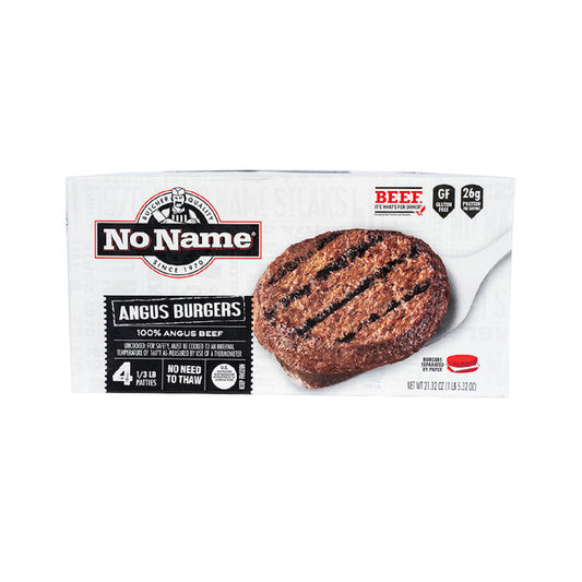 No Name 100% Angus Beef Burgers