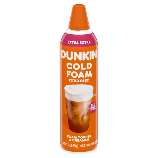 Dunkin' Extra Extra Cold Foam Coffee Topper & Creamer