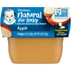 Gerber Baby Food Apple Puree Clean Label Project Tubs