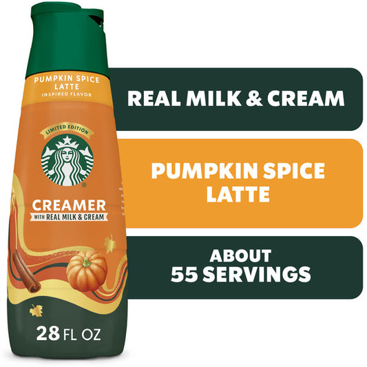 Starbucks Pumpkin Spice Flavored Coffee Creamer
