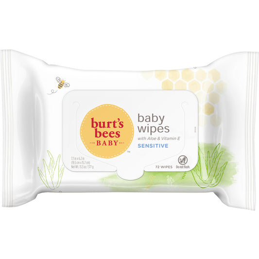 Burt's Bees Unscented Baby Wipes for Sensitive Skin with Aloe & Vitamin E