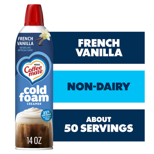 Coffee mate French Vanilla Flavored Cold Foam Creamer