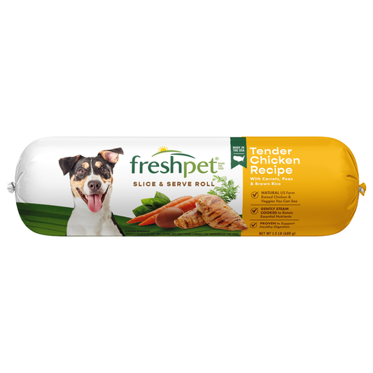 Freshpet Fresh Dog Food, Tender Chicken Recipe Roll