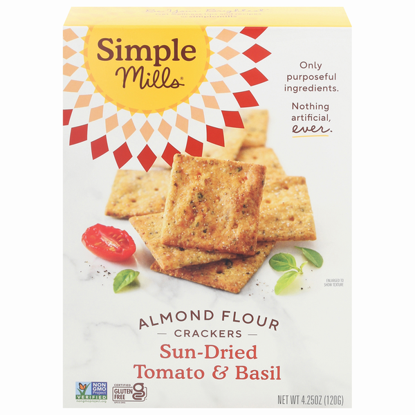 Simple Mills Almond Flour Crackers, Sundried Tomato & Basil