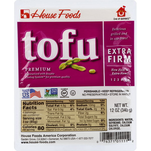 House Foods Tofu, Premium, Extra Firm