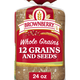 Brownberry 12 Grains and Seeds, Bread, Multigrain Bread, 24 oz