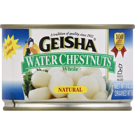 Geisha Whole Water Chestnuts in Water
