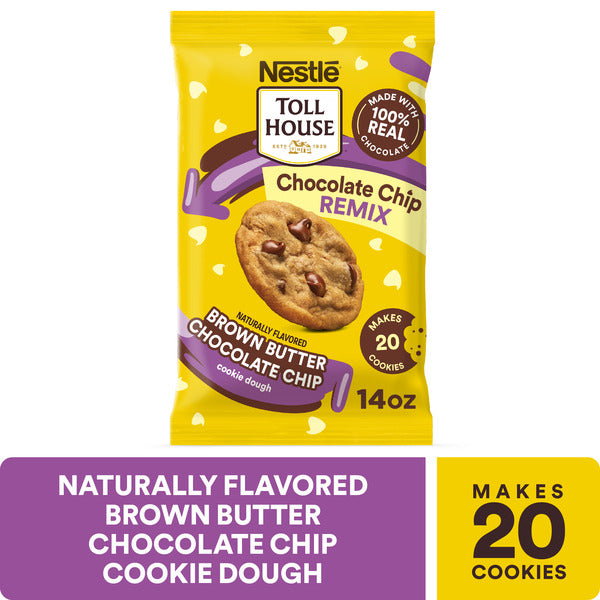 Toll House Naturally Flavored Brown Butter Chocolate Chip Cookie Dough