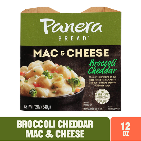 Panera Bread Broccoli Cheddar Mac & Cheese Microwave Meal (Vegetarian)