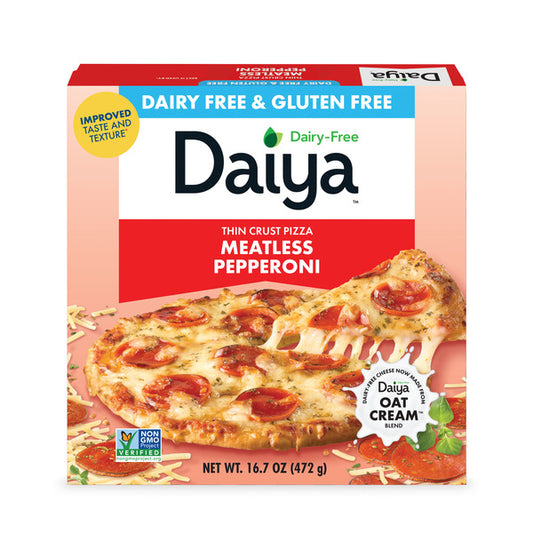 Daiya Dairy Free Gluten Free Meatless Pepperoni Pizza