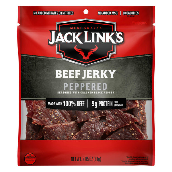 Jack Link's Beef Jerky, Peppered, Meat Snacks