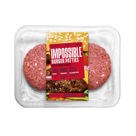 Impossible Burger Patties Made From Plants