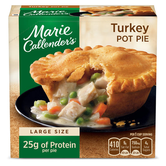 Marie Callender's Turkey Pot Pie Large Size Frozen Meal