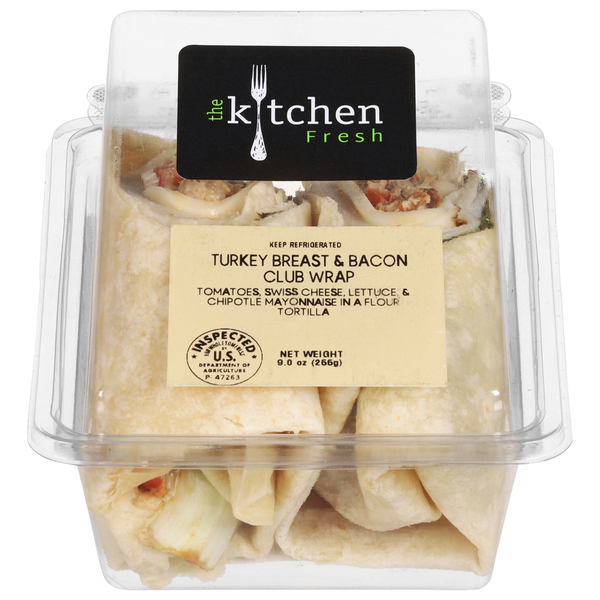 The Kitchen Fresh Club Wrap, Turkey Breast & Bacon
