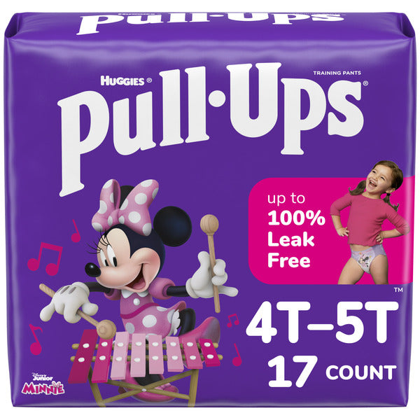 Pull-Ups Girls' Potty Training Pants, 4T-5T (38-50 lbs)