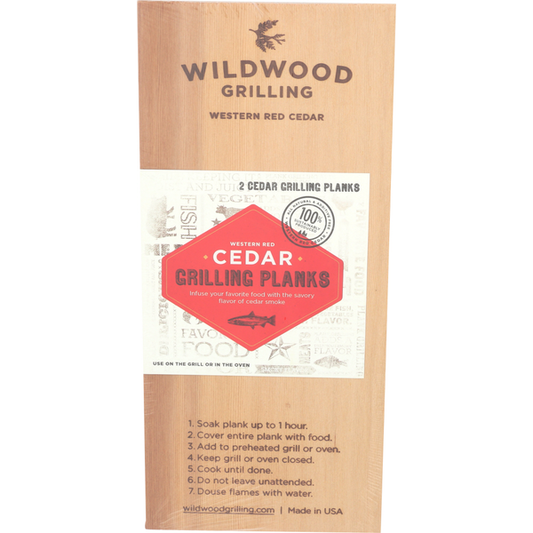 Wildwood Grilling Western Red Cedar Grilling Planks