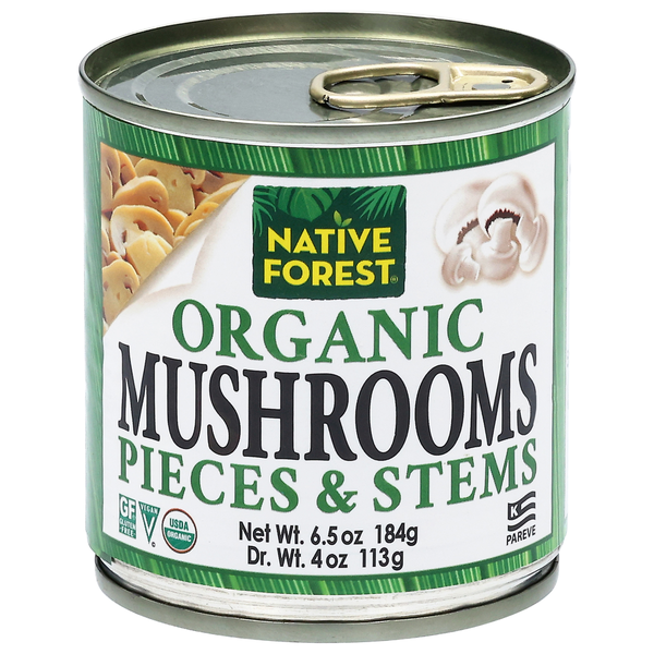 Native Forest Organic Mushrooms Pieces & Stems