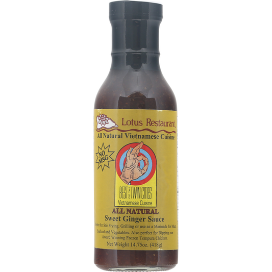Lotus Restaurant Sauce, All Natural, Sweet Ginger