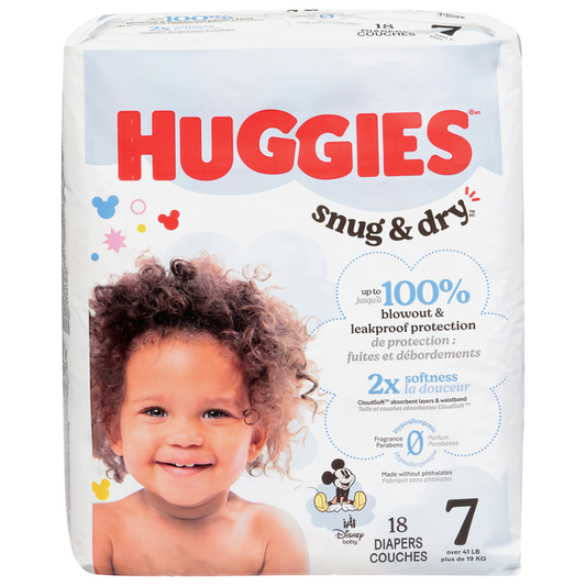Huggies Disney Baby Size 7 Diapers (41+ lbs)