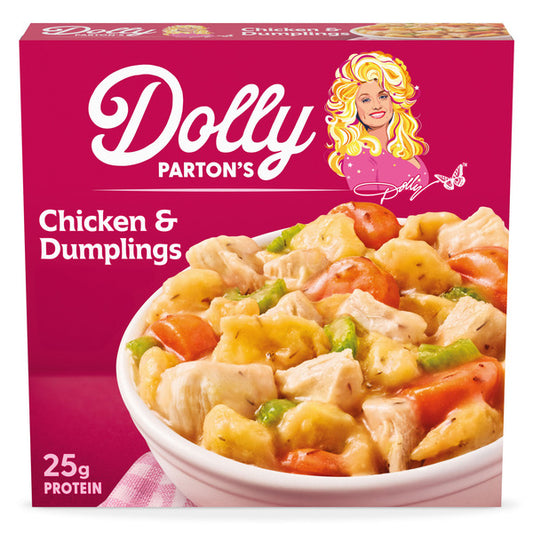 Dolly Parton Chicken & Dumplings, Vegetables and Creamy Sauce