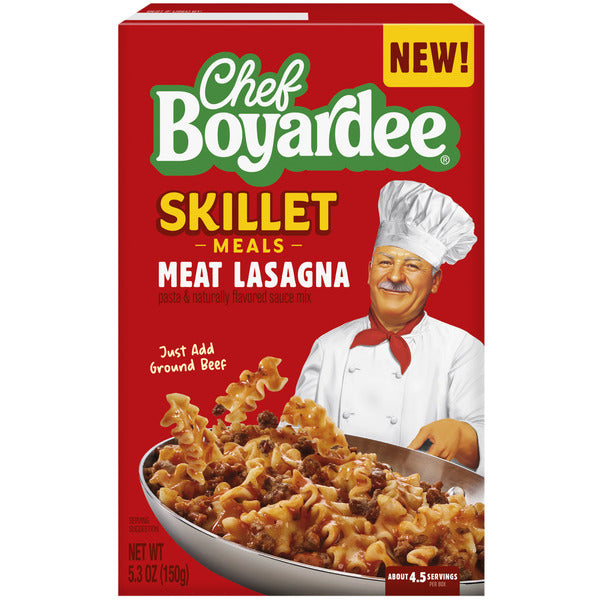 Chef Boyardee Meat Lasagna Skillet Meal, 5.3 Oz