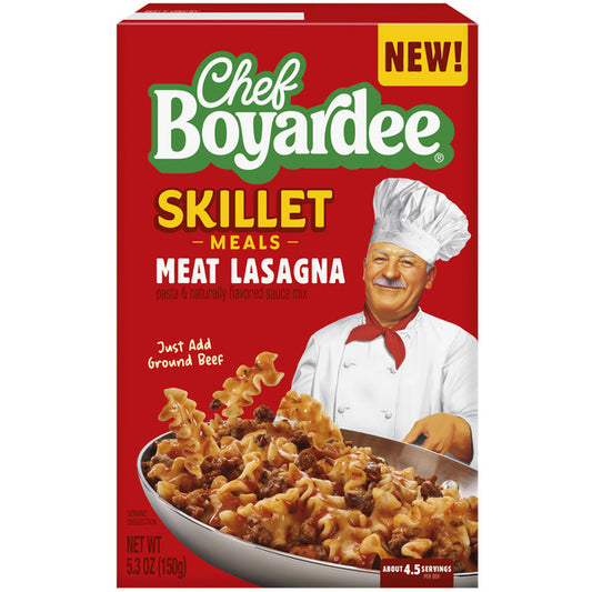 Chef Boyardee Meat Lasagna Skillet Meal, 5.3 Oz