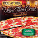 Bellatoria Pizza, Ultra Thin Crust, Ultimate Pepperoni, Personal Size