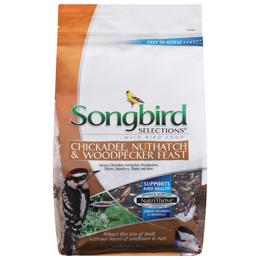 Songbird Selections Chickadee, Nuthatch & Woodpecker Feast Wild Bird Food